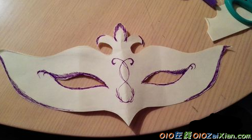 蝴蝶面具制作方法