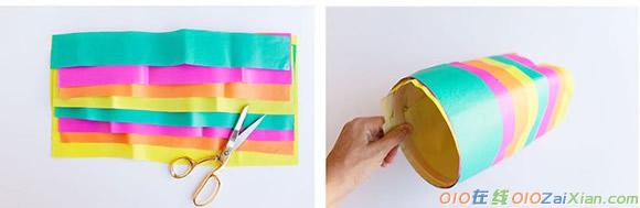 彩纸灯笼的制作方法图解