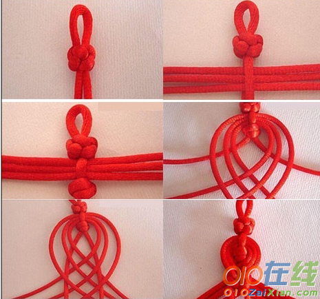 红绳貔貅手链编法图片