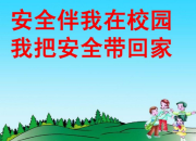 安全伴我在校園我把安全帶回家征文