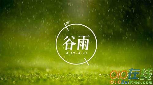 谷雨经典祝福语大全