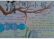 三年級關于清明節的手抄報