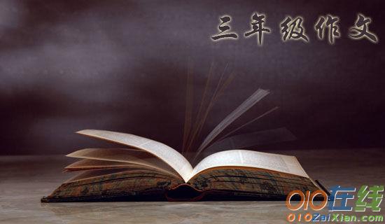 三年级语文上册中国传统艺术作文「汇总」