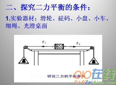 课文《二力平衡》教学反思