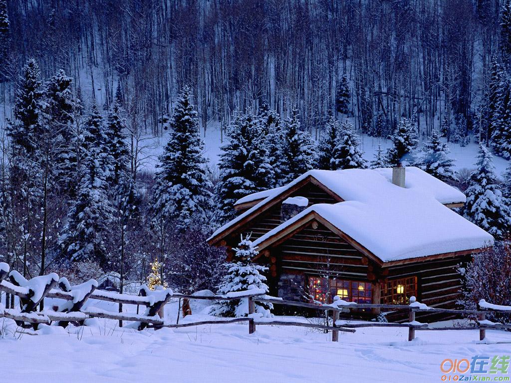 冬天描写雪景的句子