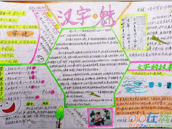 初中语文手抄报设计