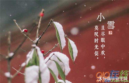 关于节气小雪的古诗