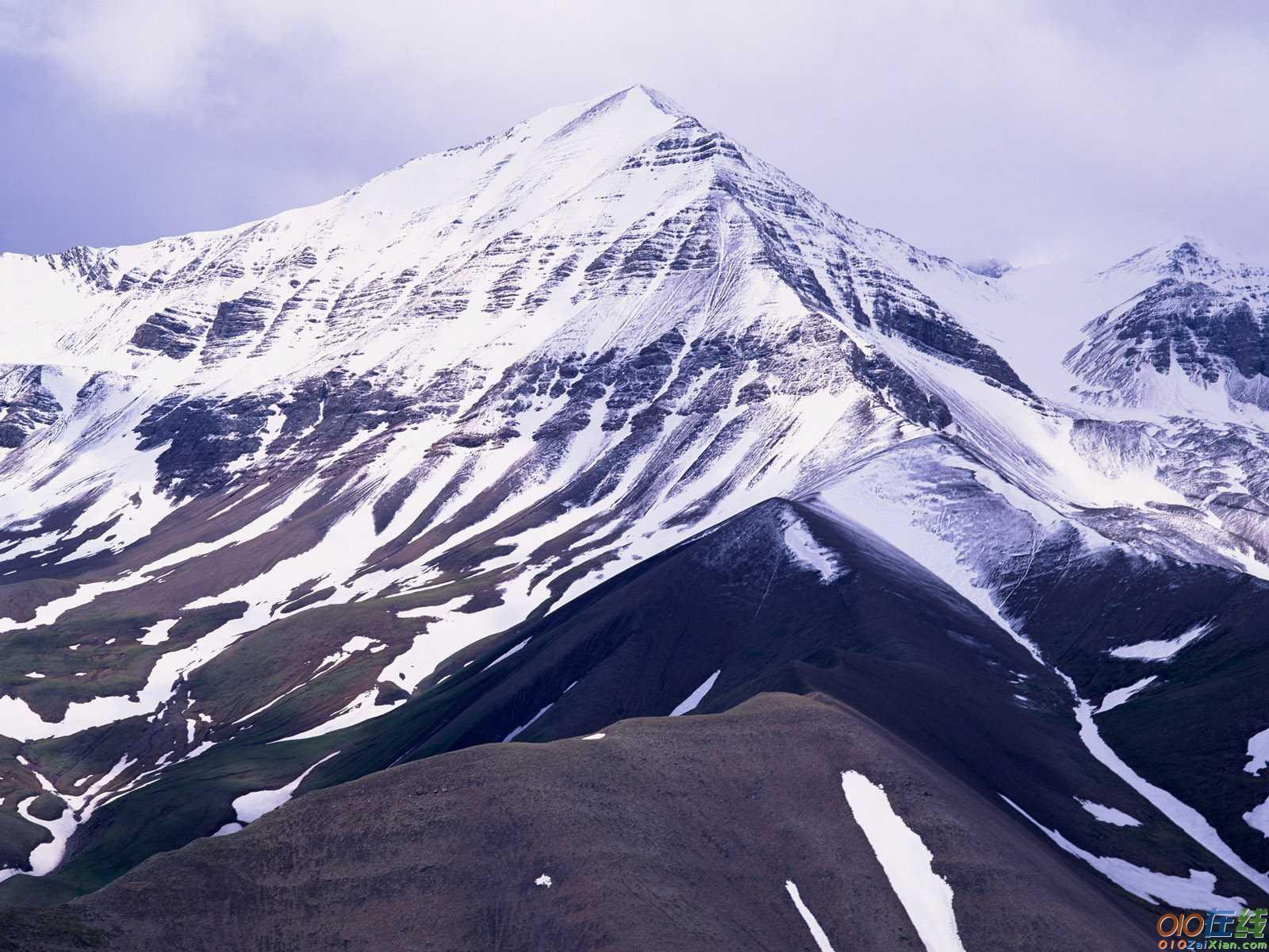 形容雪山的诗词