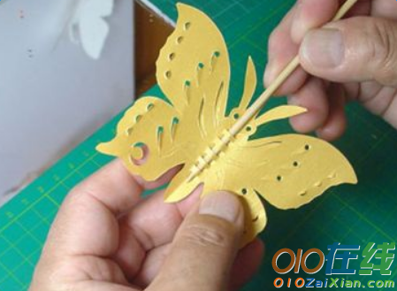 儿童蝴蝶的剪纸教程