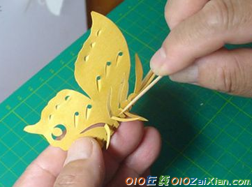 蝴蝶窗花剪纸教程