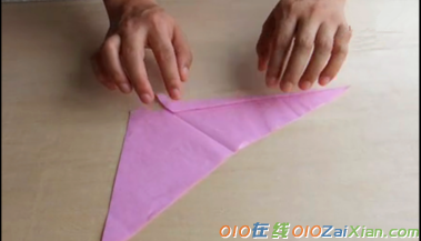 冲浪纸飞机的折叠图解