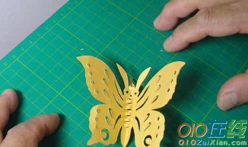 剪纸蝴蝶步骤图案