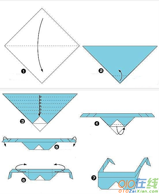 儿童折纸眼镜图片