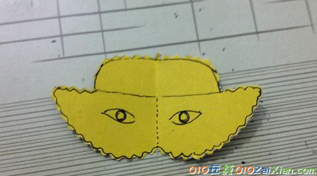 卡纸面具制作方法