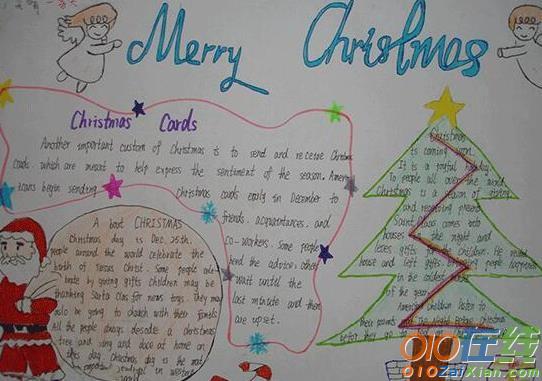 2016英语关于圣诞节的手抄报