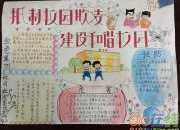 校園欺凌手抄報素材