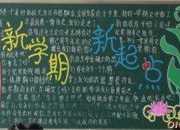 春季開學黑板報主題