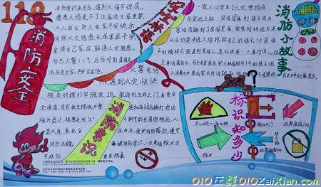 小学生消防安全知识手抄报