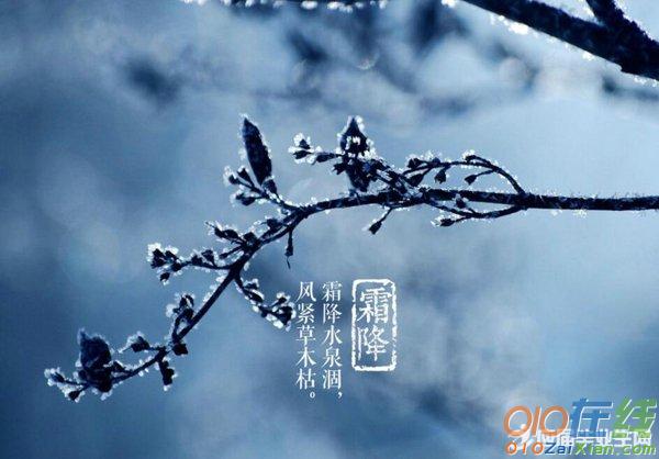 描写雪后天气寒冷的段落