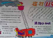 消防安全主題的手抄報