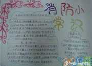 消防安全手抄報圖片大全簡單