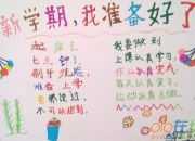 新學期,新打算手抄報