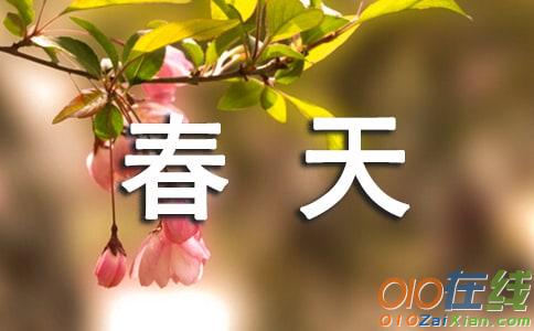 听春天的声音作文300字