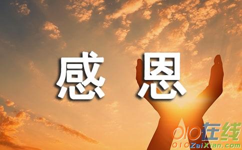 感恩的中考满分作文700字