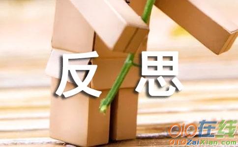 小学反思作文700字