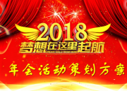 2018创意年会策划书