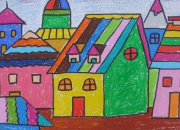 儿童绘画房子图片大全