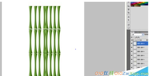 ps制作翠绿的竹子效果图和步骤