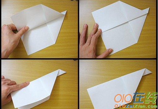 纸飞机简单折法