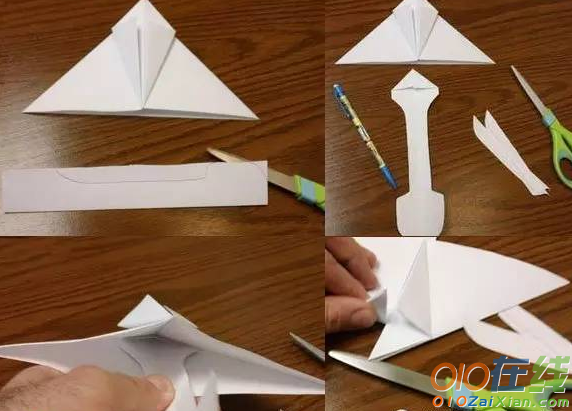 简单飞远纸飞机的折法