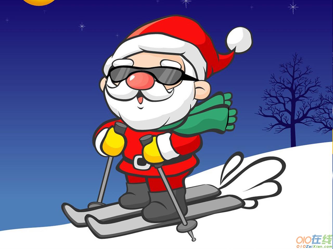 卡通圣诞老人图片简单