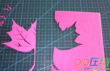 枫叶剪纸教程