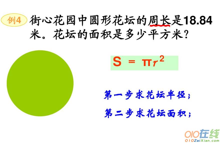 圆的面积教学课件