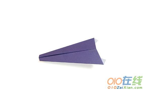 手工折纸飞机图解