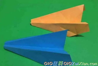 折纸飞机的步骤图解