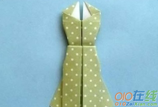 手工折纸裙子的方法步骤