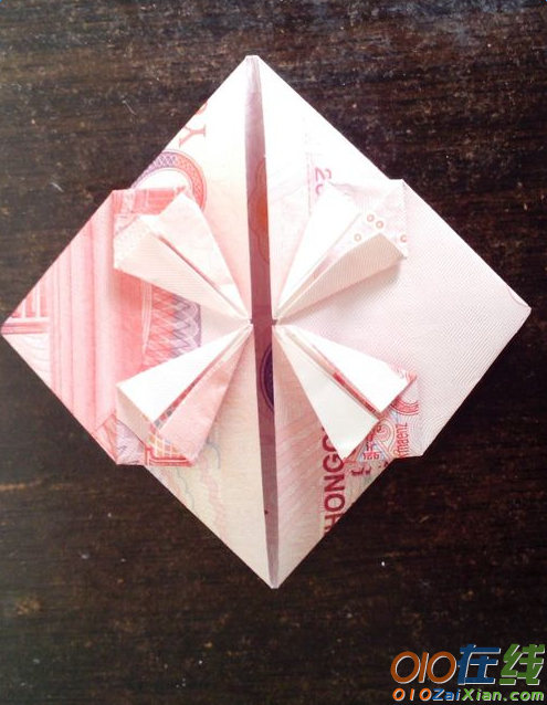 100折纸心形步骤图解