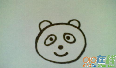 熊猫卡通画图片简笔画