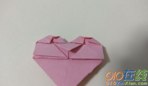 爱心折纸步骤图解分享