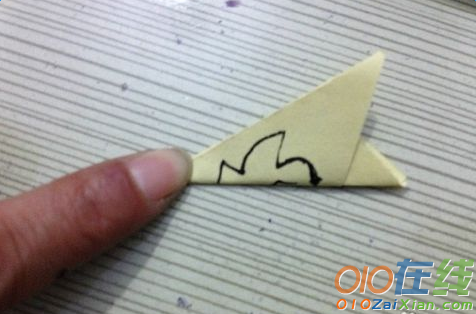 小鸟简单剪纸图案