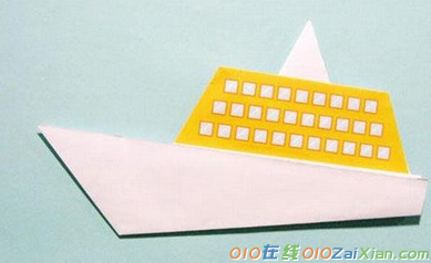 纸船的折纸方法图解
