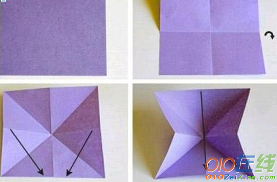 纸蝴蝶的折法图解