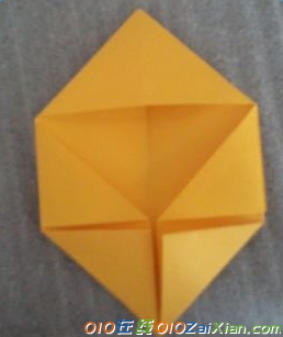 正方形折纸心形步骤图