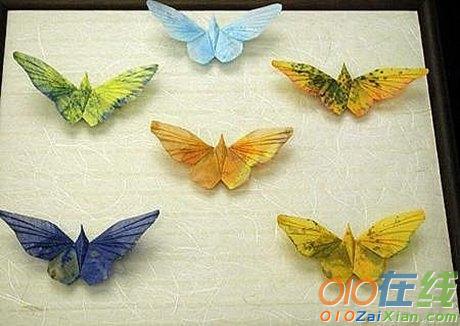 折纸蝴蝶的手工教程图解