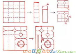 福字剪纸简易步骤图解