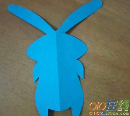 兔子剪纸图案简单步骤
